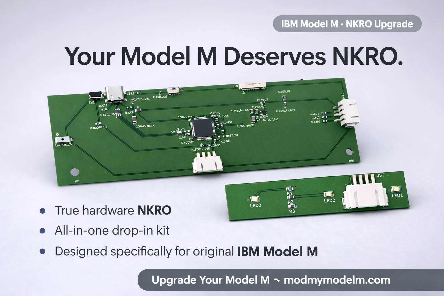 Nkro Mod My Model M — Complete NKRO USB Mod Kit for IBM Model M Keyboards